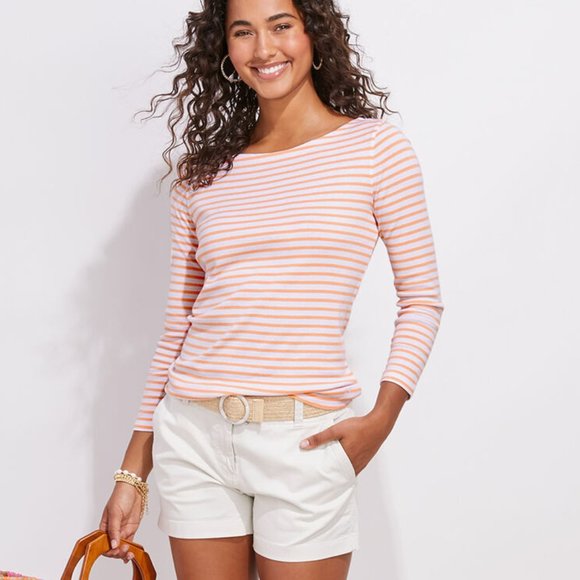 Vineyard Vines Tops - NWT Vineyard Vines Boatneck Tee in Stripe